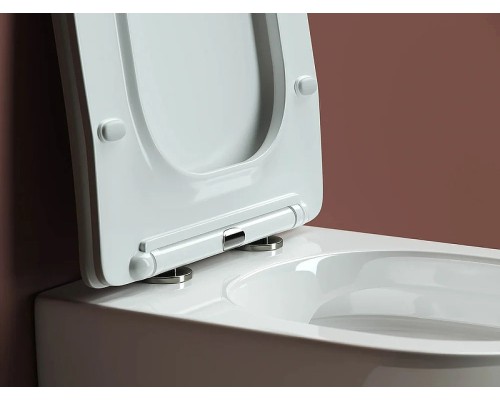 Комплект унитаза с инсталляцией Ceramicanova Forma CN3009_1001W_1000 с сиденьем Микролифт и Белой клавишей смыва