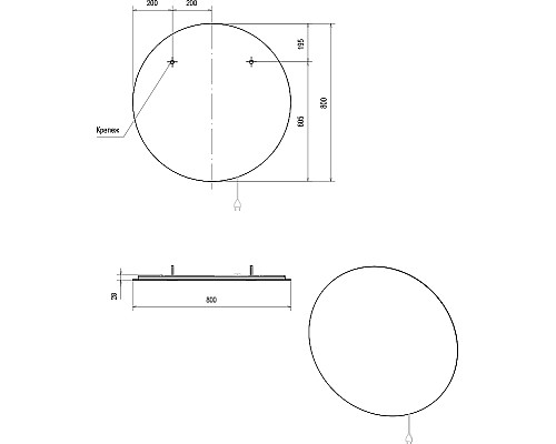 Комплект мебели для ванной STWORKI Ноттвиль 80 414407 подвесной Белый матовый