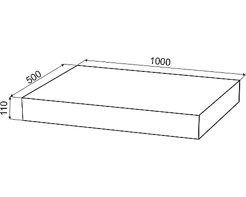 Тумба с раковиной STWORKI Ольборг 100 481933 подвесная Белая матовая Дуб карпентер