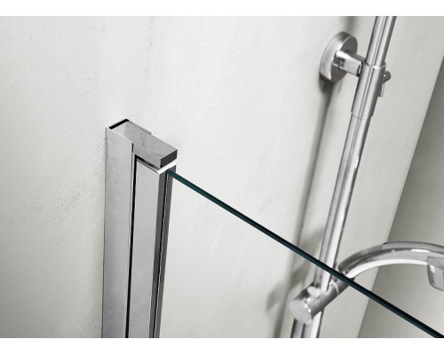 Шторка на ванну Aquatek 80х150 AQ DEL SBA 08015CH профиль Хром стекло прозрачное