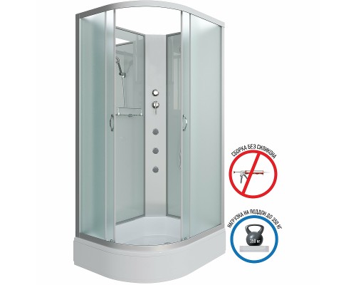 Душевая кабина Niagara Classic 100х90 R NG-33094-14RBKG с гидромассажем