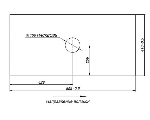 Столешница под раковину Allen Brau Liberty 90 1.33008.GR-S Графит структ
