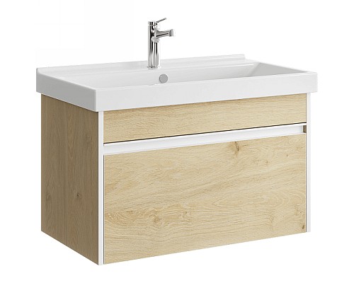 Тумба под раковину Aqwella Urban 80 URB0108DD подвесная Дуб Давос