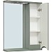 Зеркало со шкафом Runo Афина 60 00-00001207 с подсветкой Цемент