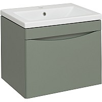 Тумба под раковину Runo Афина 60 00-00001205 подвесная Цемент