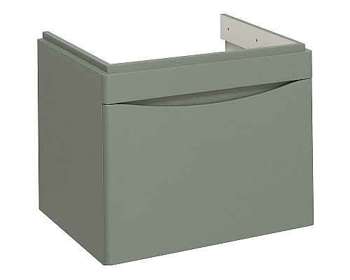 Тумба под раковину Runo Афина 60 00-00001205 подвесная Цемент