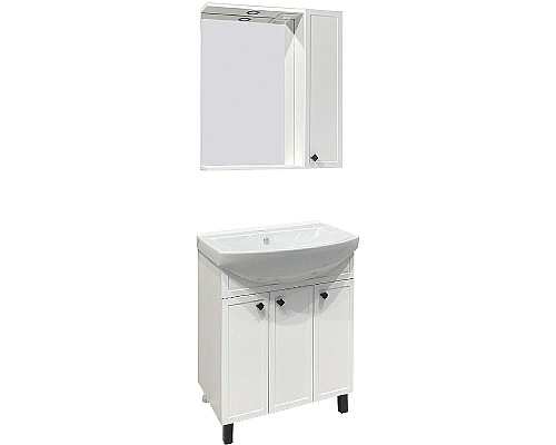 Тумба под раковину Runo Римини 75 00-00001255 Белая