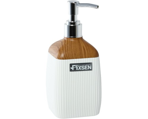 Дозатор для жидкого мыла Fixsen White Wood Белый