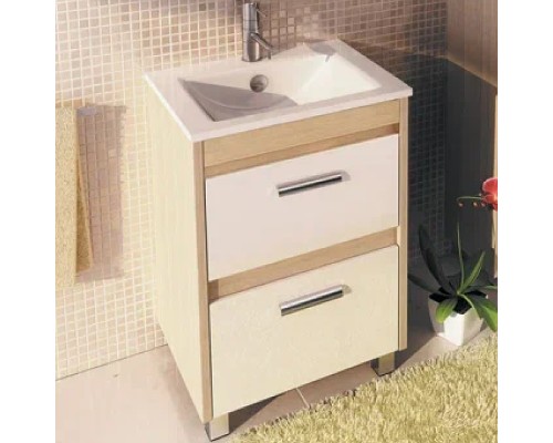 Тумба с раковиной Comforty Тулуза 60 Сосна лоредо