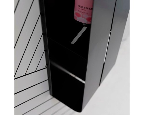 Металлическая полка Aquanet Магнум 20х130 302228 Черная матовая