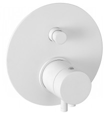 Смеситель для душа Remer Minimal Thermo с термостатом Белый матовый