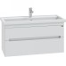 Тумба под раковину СанТа Лондон 100 224040 подвесная Белая