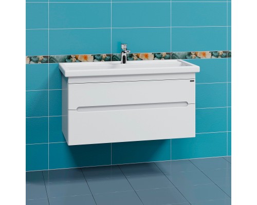 Тумба под раковину СанТа Лондон 100 224040 подвесная Белая