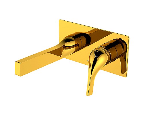 Смеситель для раковины WasserKRAFT Sauer 7130 Золото