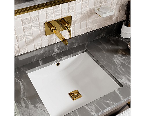 Смеситель для раковины WasserKRAFT Sauer 7130 Золото