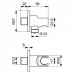 Шланговое подключение Ideal Standard Ideal Rain Magnetic Grey