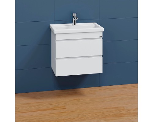 Тумба под раковину СанТа Марс 60 700292 подвесная Белая