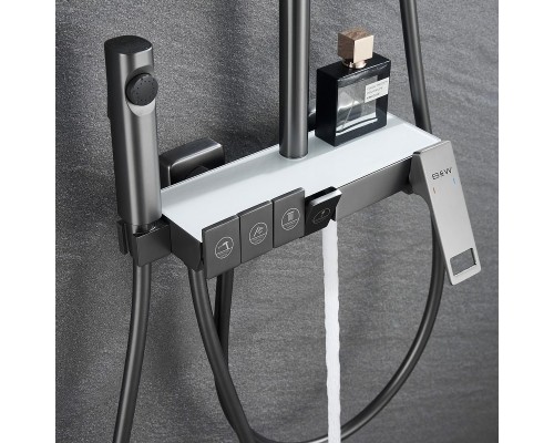 Душевая система Black&White Universe UK5012MG 5012MG Gun Metal