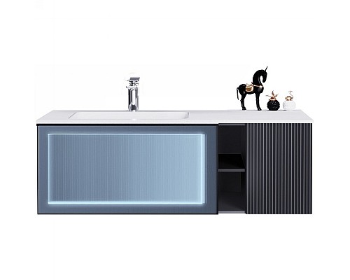 Тумба с раковиной Orans BC-9013-1200L 120 90131200L подвесная Matt Deep Ocean