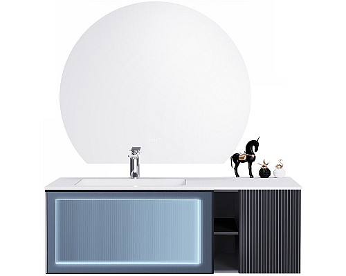 Тумба с раковиной Orans BC-9013-1200L 120 90131200L подвесная Matt Deep Ocean