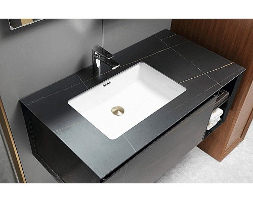 Тумба с раковиной Orans BC-V8101-1000 100 8101100B подвесная Black