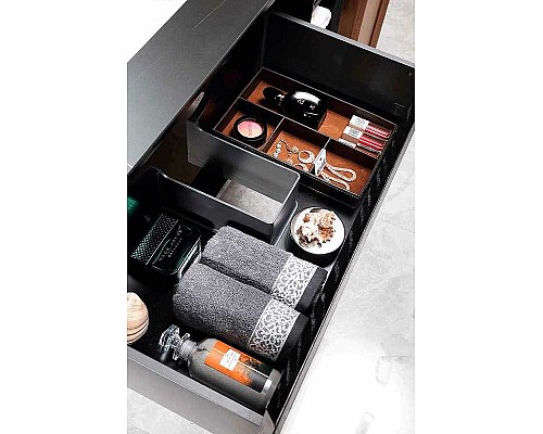 Тумба с раковиной Orans BC-V8101-1000 100 8101100B подвесная Black