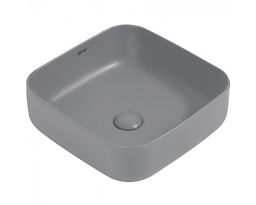 Раковина-чаша Abber Rechteck 39 AC2211MG Серая матовая