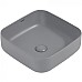 Раковина-чаша Abber Rechteck 39 AC2211MG Серая матовая