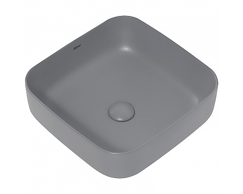 Раковина-чаша Abber Rechteck 39 AC2211MG Серая матовая