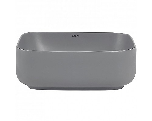 Раковина-чаша Abber Rechteck 39 AC2211MG Серая матовая