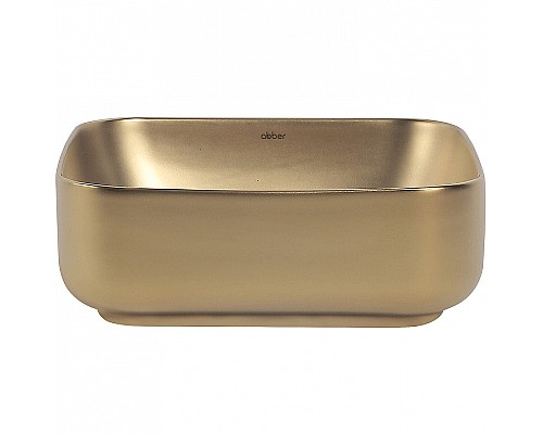 Раковина-чаша Abber Rechteck 39 AC2211MMG Золото матовое