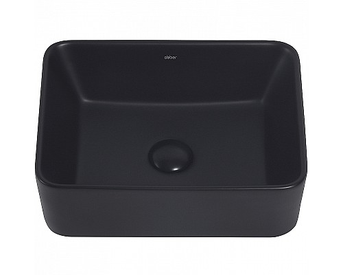 Раковина-чаша Abber Rechteck 40 AC2213MB Черная матовая