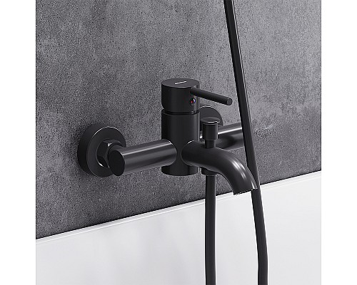 Смеситель для ванны Damixa Scandinavian Pure 361000300 Черный матовый