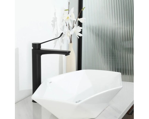 Смеситель для раковины Gappo G21-6 G1021-26 Черный матовый