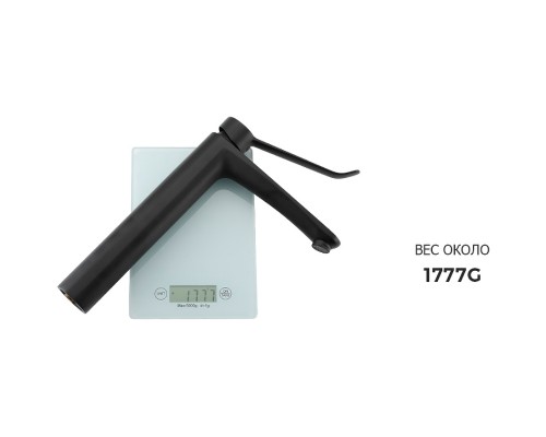 Смеситель для раковины Gappo G21-6 G1021-26 Черный матовый