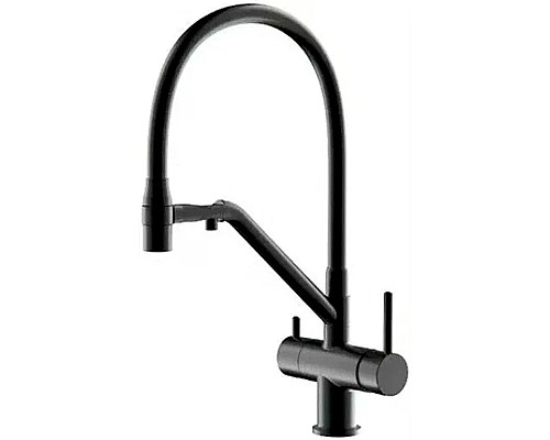 Смеситель для кухни Gappo G4398-86 Черный матовый