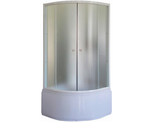 Душевой уголок Parly 90x90 ZF90 профиль Белый стекло матовое