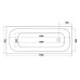 Акриловая ванна Bas Лира 170x70 З 00135 без гидромассажа