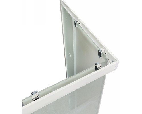 Душевой уголок Royal Bath HPD 110x100 RB1110HPD-C профиль Белый стекло матовое