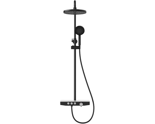 Душевая система Berges Morans 075002 Черная матовая