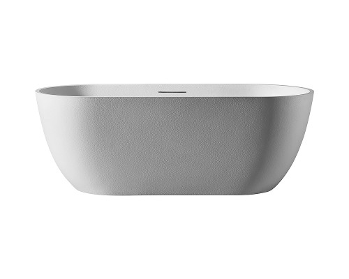 Ванна из искусственного камня Abber Frankfurt 170x75 AM9941 Белая матовая без гидромассажа