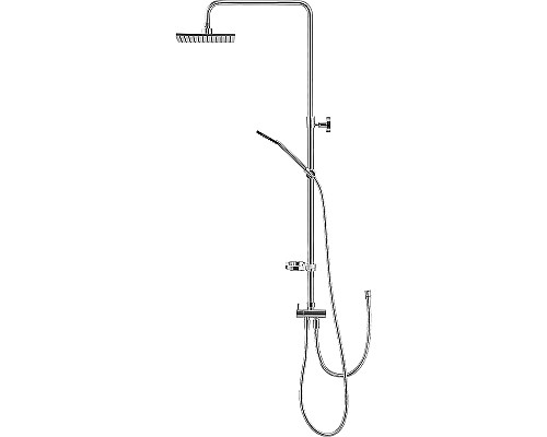 Душевая система Swedbe Calypso 5065 Хром