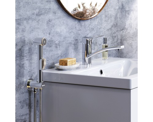 Смеситель для раковины Damixa Jupiter 770230001 с гигиеническим душем Хром