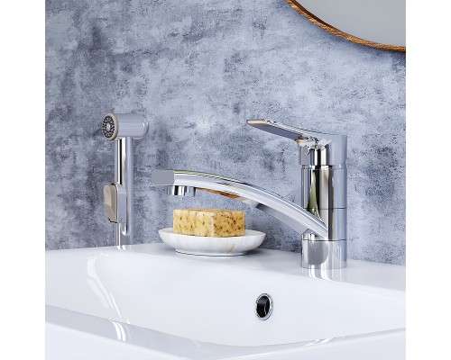 Смеситель для раковины Damixa Jupiter 770230001 с гигиеническим душем Хром