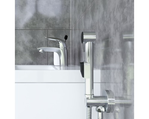 Смеситель для раковины Damixa Eclipse 310300001 с гигиеническим душем Хром