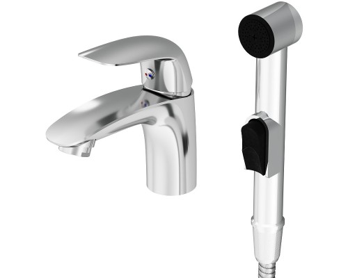 Смеситель для раковины Damixa Eclipse 310300001 с гигиеническим душем Хром