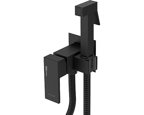 Гигиенический душ со смесителем WasserKRAFT A71638 Черный матовый