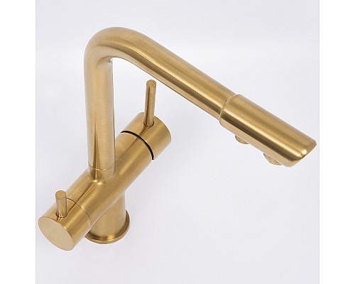 Смеситель для кухни WasserKRAFT A8387 Золото матовое