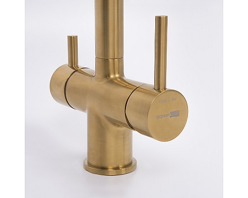 Смеситель для кухни WasserKRAFT A8387 Золото матовое