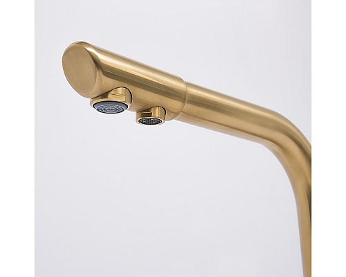 Смеситель для кухни WasserKRAFT A8387 Золото матовое